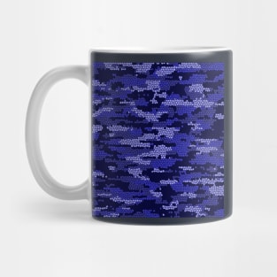 Camo pattern - Blue Mug